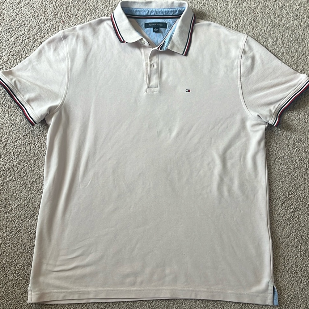Men polo size xl Tommy Hilfiger color pink